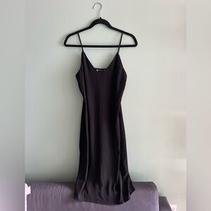 Elegant Black Slip Dress
